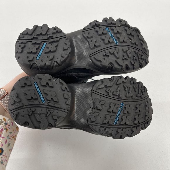 Columbia Rope Tow Black Waterproof Winter Snow Boots Shoes Youth Sz 4 - Picture 7 of 7